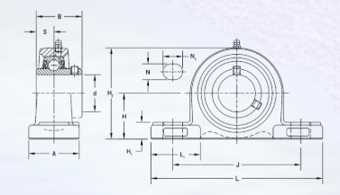 UCP Series Dimensional Schematic